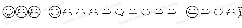 WLM Smileyface Desm字体转换
